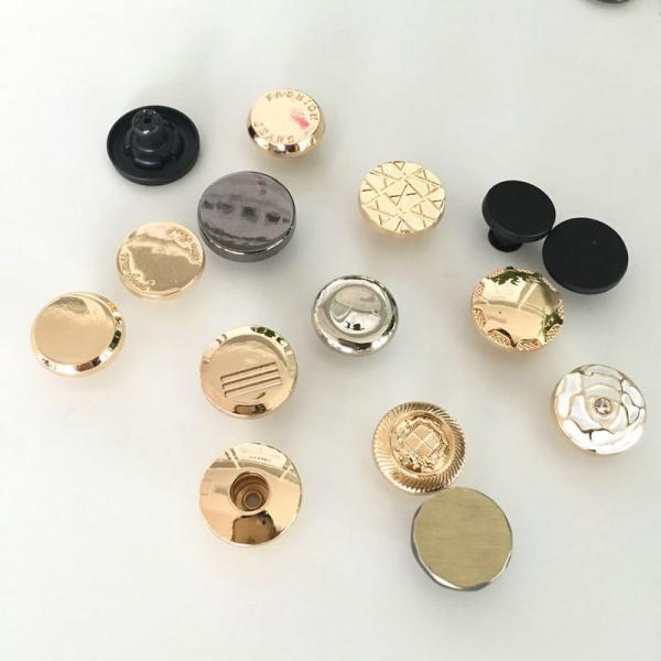 2022 Custom engraved logo 17MM 20mm Zinc alloy Jeans button for Demin jeans