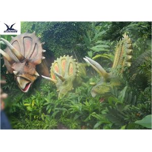 Playground Giant Realistic Dinosaur Sculpture For Amusement Park Exhibition