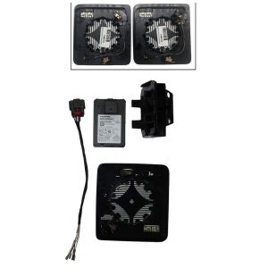 ALFA Black Plastic Blind Spot Monitoring System Ram Model