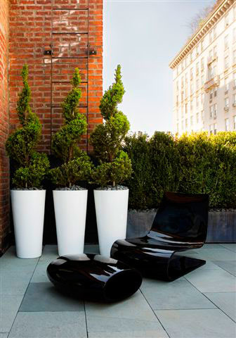 Modern Fiberglass Flower Planters For Indoor And Outdoor