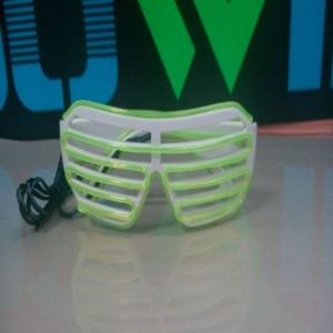 high quality cute party glasses/el glasses/glow glasses