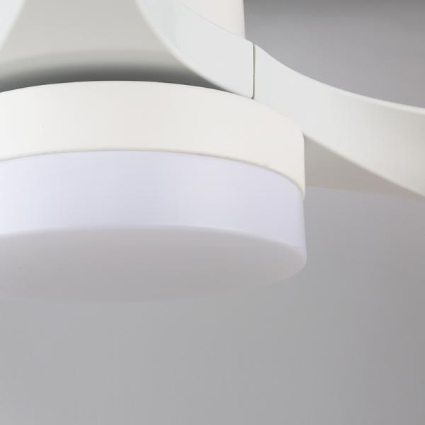 220V Ceiling Fan Light LED Energy Remote Control Ceiling Light Fan Indoor Living Room White Ceiling Fan(WH-CLL-21)