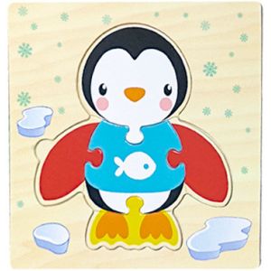 Montessori Games Baby Toys Animals Traffic Kids 3D Puzzles Wooden Cartoon