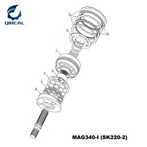 Mx150/Mx173/Mx500 Mag150/Mag170 Lzv30/Lzv120 Lvwo60 TM40vd Travel Motor