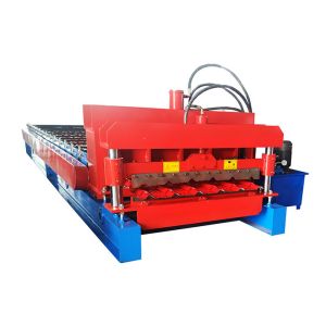 Roofing Sheet Glazed Tile Roll Forming Machine With 70mm Shaft 13stations