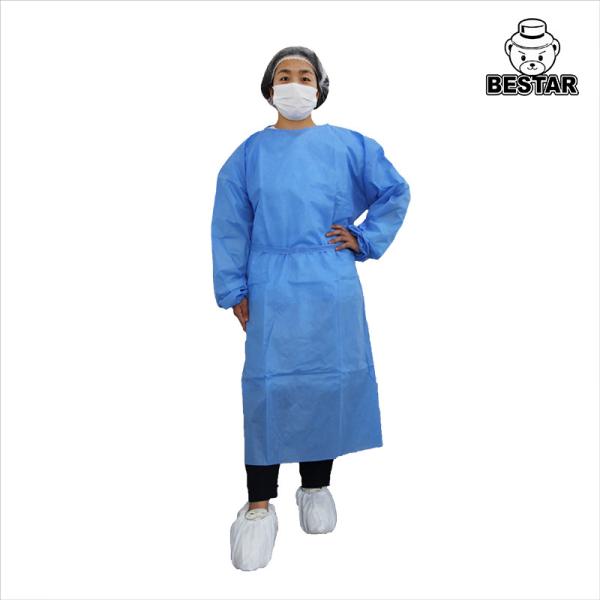 Buy Breathable Disposable Protective Gowns SMS Gown EU2017/745 MDR at wholesale prices