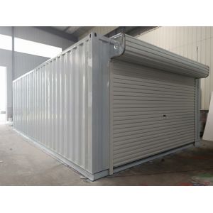 Movable Ligth Prefab Steel Garage Custom Baking Varnish Coating Easy Installed