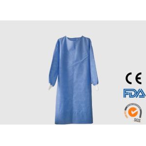 Foldable Disposable Protective Wear , Comfortable Disposable Medical Gowns