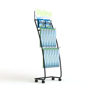 Automobile Repair Factory Auto Display Racks With Wire Hooks