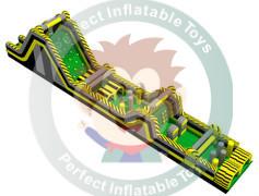 Quality Guangzhou manufacturer inflatable slide inflatable obstacle course for kids for sale