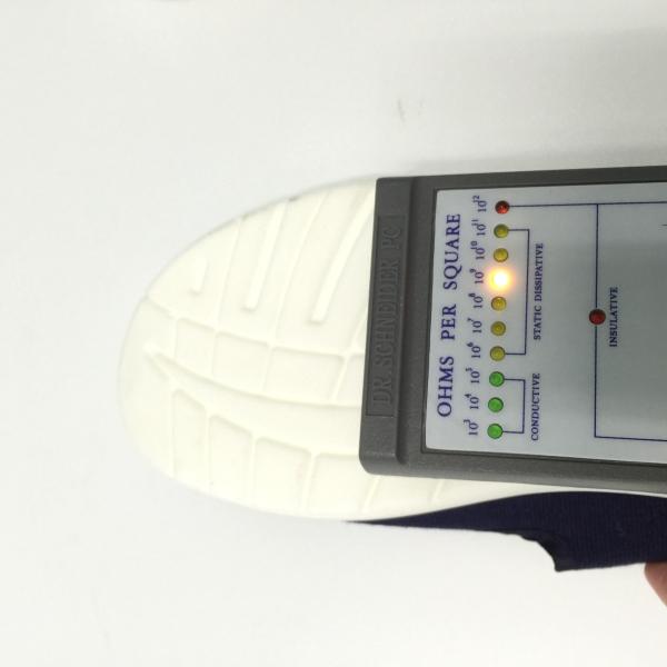 Cleanroom Four Hole ESD Safety Shoes For Industrial EPA Area Dust Free