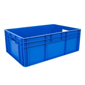 China NO Foldable Large Turnover Crate Stackable Industrial Storage Stacking Turnover Box on sale
