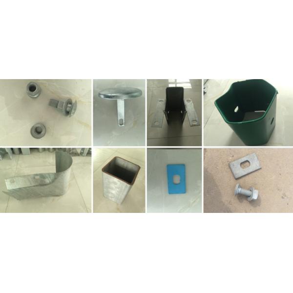 Long Life Highway Guardrail Parts Customized Thickness Excellent Impact Resistance