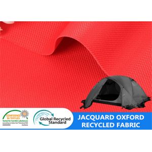 Recycled PET Jacquard Oxford SGS 198GSM Suitcase Stroller Cloth