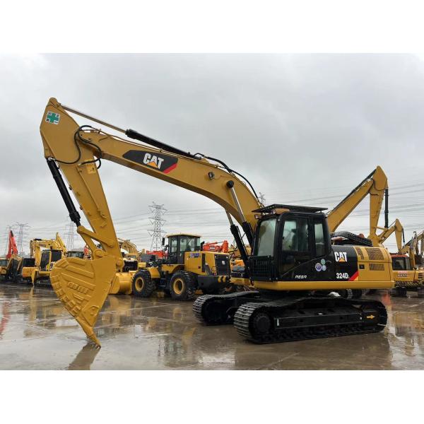 Buy Heavy Duty Used CAT 324DL Crawler Excavator Caterpillar Breaker Hammer Line Powerful Engine at wholesale prices