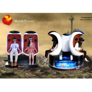 3 Seat 360 Virtual Reality 9D VR Cinema Cabin For Roller Coaster