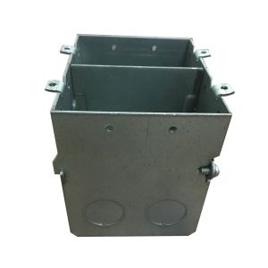 Thickness 1.60mm Square Box Extension Ring With Knockouts Fixing Screw