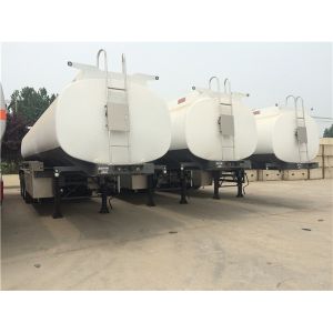 Q235 5mm Carbon Steel 45000 Liters Oil Fuel Tank Trailer