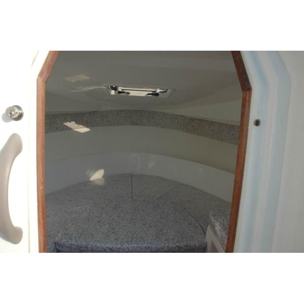 20 Ft Simple Pleasure Yacht Fiberglass Big Cabin Room With Sofa / Skylight
