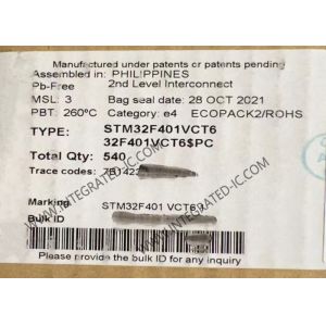 China Microcontroller MCU STM32F401VCT6 256KB FLASH Microcontroller Chip LQFP100 84MHz on sale China Microcontroller MCU STM32F401VCT6 256KB FLASH Microcontroller Chip LQFP100 84MHz on sale