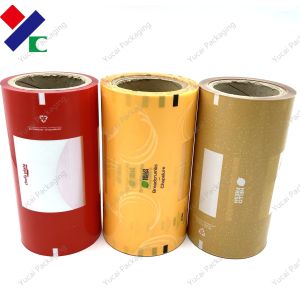 China Clear Window Plastic Packaging Roll Film Food Grade Leak Proof on sale