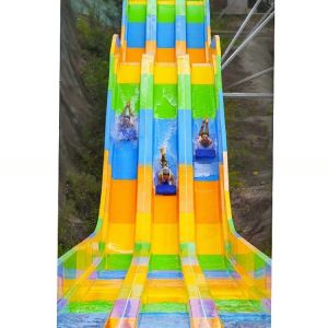 0.65m Inner Width Rainbow Water Slide Easy To Install And Maintain