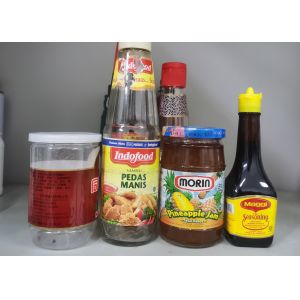 1000Kg Glass Water Bottle Packing Machine 2000mm Seasoning Sauce