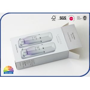 Sunblock Cream Folding Carton Box 4c UV Print Rectangle Shape