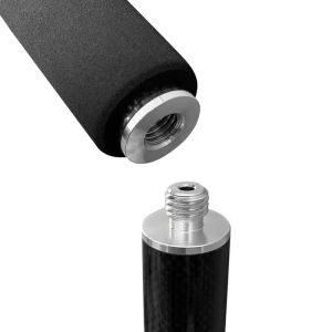 GPS RTK Sponge 2M Carbon Fiber GPS Geodetic Poles With 2 Sections With Logo