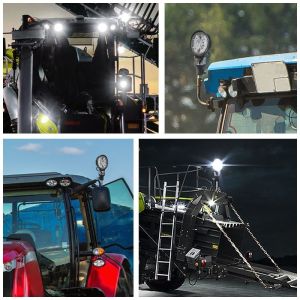 27W Round LED Work Light with Switch on The Back on/off Button