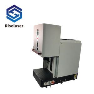 White Cabinet 20W 30W 50W Fiber Laser Engraving Machine