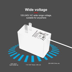 24V 1A Wall Mount Power Adapters Fast Charging For Ipad / Phone