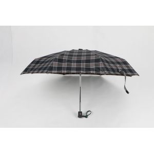 Tartan Design Auto Open Close Umbrella Automatic Close Umbrella Metal +