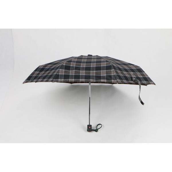 Tartan Design Auto Open Close Umbrella Automatic Close Umbrella Metal +