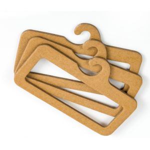Printed Coat Cardboard Hangers Kraft 2MM Cardboard Clothes Hangers