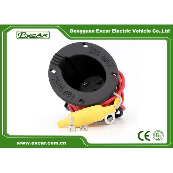 Buy Electric Golf Cart Charger Receptacle With Cables Club Car DS Parts 101802101 at wholesale prices