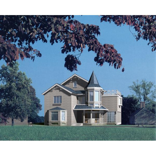 Buy Prefabricated Rural Villa With Light Steel Frame , Quick Assemble Prefab Modular Housing at wholesale prices