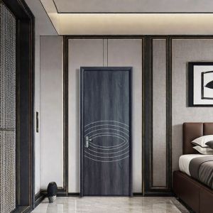 Quality Juye WPC Hollow Doors The Brown Interior Space Waterproof Moisture-proof Mold Resistant, And Non Deformable Characteri for sale
