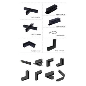 48V Trimless Magnetic Lighting Track for Kitchen Hotel Bedroom