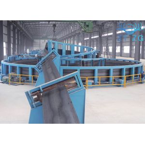 Mild Steel Rail Tube Easy To Operate Hot Dip Galvanized Pipe Making Machine