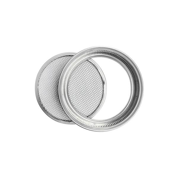 Buy Wide Mouth Stainless Steel 80oz Sprouting Mesh Screen at wholesale prices