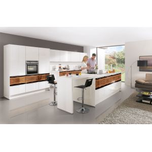 Solid Wood Kitchen Cabinets With Countertop And Upper Cabinet