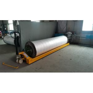 Textile Warp Beam Transport Trolley Hydraulic Hand Lift Customized