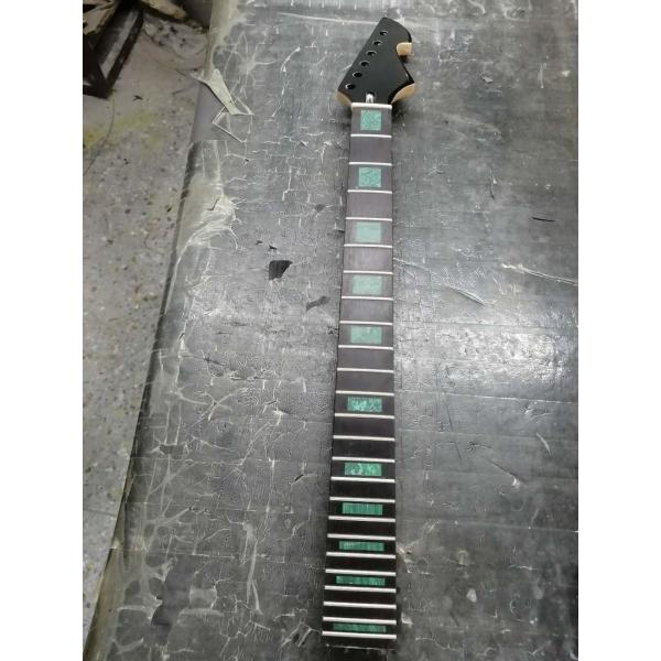 Custom Grand 22 Fret Roasted Maple Electric Guitar Neck for Handmade Tele Guitar Kits Gloss Finished with Bone Nut