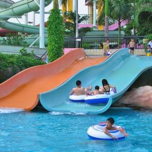 Customization Family Raft Water Slide Aqua Park Equipment 4m Height