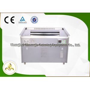 10 Seat Rectangle Electric / Induction Teppanyaki Grill Table With Ventilation /