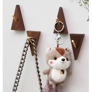 Custom Wooden Wall Hooks for Bathroom Towel Hanging