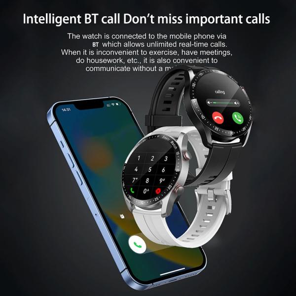 Dual ECG Monitoring HW20 1.8 Inch Smart Watch hiking BT Call Waterproof