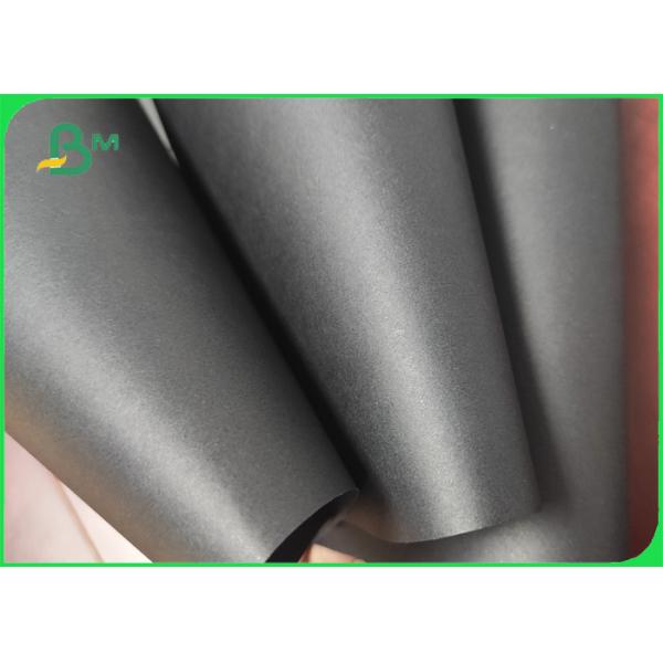 black paper 80# Dark Black Smooth Card Paper Sheet For Printing & Wrapping