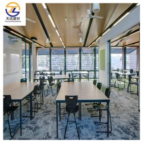 CE Metal PVDF Aluminium Cladding Suspended Metal Linear Ceiling 0.6mm 0.7mm